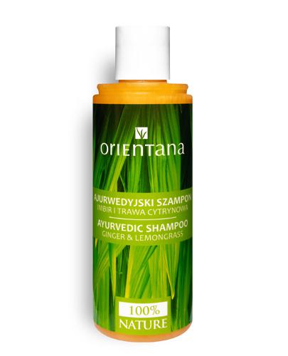  Orientana Ajurwedyjski szampon do włosów imbir i trawa cytrynowa, 210 ml - Apteka internetowa Melissa  