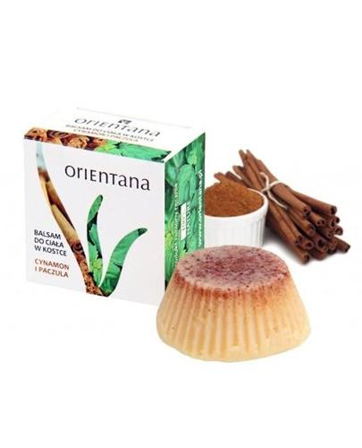 ORIENTANA Balsam do ciała w kostce Cynamon i paczula - 60 g - Apteka internetowa Melissa
