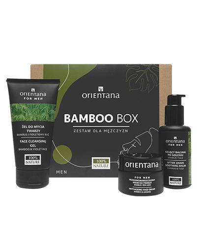  Orientana Bamboo Box Zestaw Żel do mycia twarzy, 150 ml + Krem do twarzy, 50 ml + Balsam po goleniu, 75ml, cena, opinie, stosowanie - Apteka internetowa Melissa  