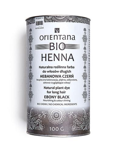 Orientana Bio Henna Hebanowa Czerń - 100 g - cena, opinie, właściwości