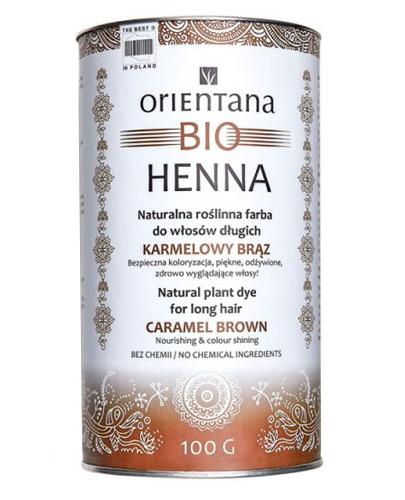  Orientana Bio Henna Karmelowy brąz - 100 g - cena, opinie, właściwości  - Apteka internetowa Melissa  