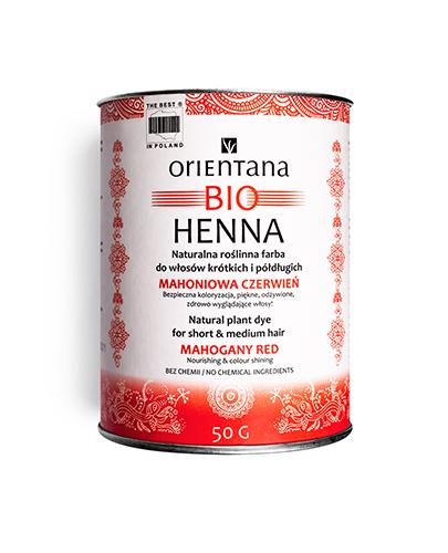  Orientana Bio Henna Mahoniowa Czerwień - 50 g - cena, opinie, właściwości  - Apteka internetowa Melissa  