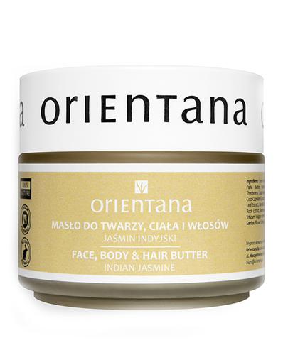  Orientana Masło do twarzy ciała i włosów jaśmin indyjski, 100 g, cena, opinie, właściwości  - Apteka internetowa Melissa  
