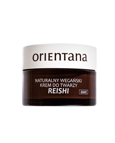 Orientana Naturalny wegański krem do twarzy Reishi na dzień - 50 ml - cena, opinie, właściwości 
