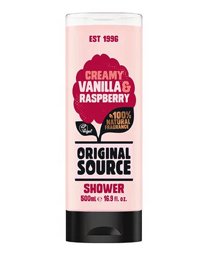  Original Source Creamy Vanilla & Raspberry Żel pod prysznic - 500 ml - cena, opinie, właściwości  - Apteka internetowa Melissa  