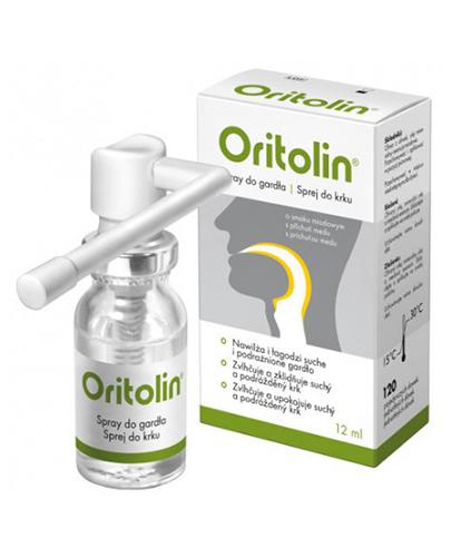  ORITOLIN Spray do gardła - 12 ml - Apteka internetowa Melissa  