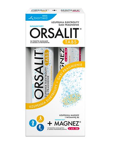 ORSALIT TABS + MAGNEZ z witaminą B6 - 24 tabl. mus + 10 tabl. mus. - Apteka internetowa Melissa