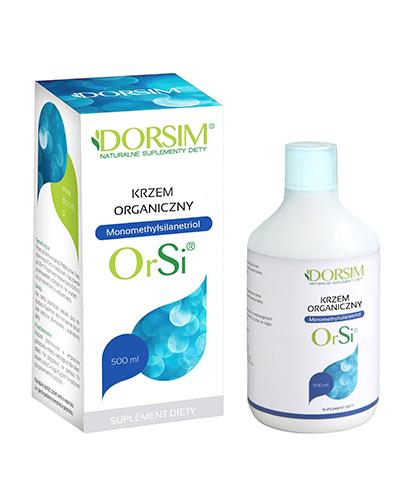  ORSI Krzem organiczny płyn, 500 ml, cena, opinie, stosowanie - Apteka internetowa Melissa  