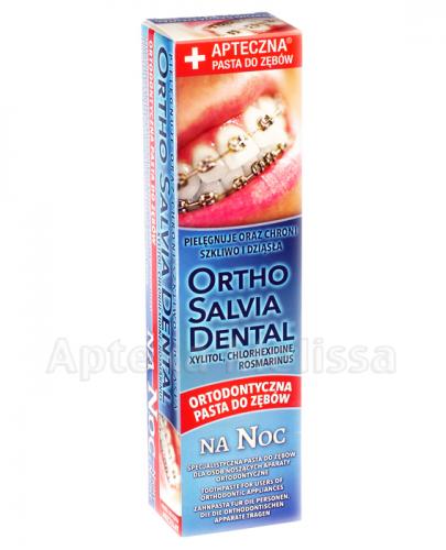  ORTHO SALVIA DENTAL Ortodontyczna pasta do zębów na noc - 75 ml - Apteka internetowa Melissa  