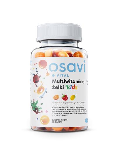  OSAVI Multiwitamina Żelki Kids Pomarańcza Malina Cytryna bez cukru, 60 żelków - Apteka internetowa Melissa  