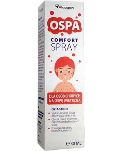  Ospa Comfort Spray, 30 ml. Ospa wietrzna, cena, wskazania, właściwości - Apteka internetowa Melissa  