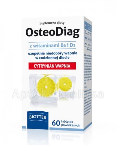 BIOTTER OSTEODIAG z witaminami B6 i D3 - 60 tabl. - Apteka internetowa Melissa
