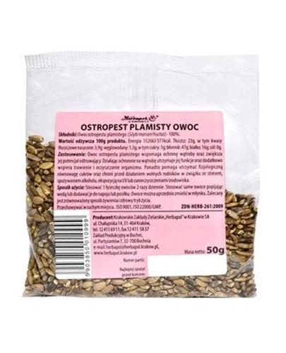 OSTROPEST PLAMISTY Owoc zioła do kąpieli - 50 g - Apteka internetowa Melissa