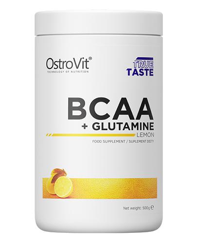  OstroVit BCAA + Glutamine Lemon - 500 g  - Apteka internetowa Melissa  