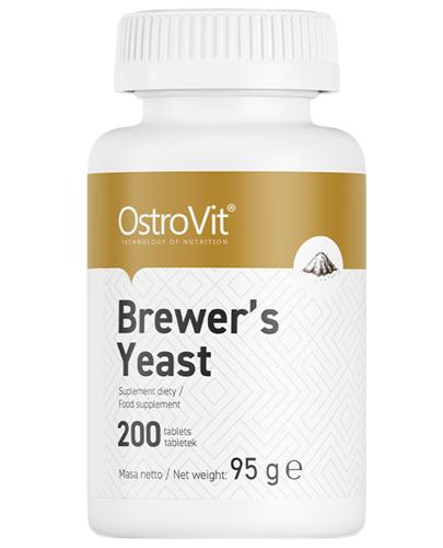  OstroVit Brewer's Yeast - 200 tabl. - cena, opinie, wskazania - Apteka internetowa Melissa  