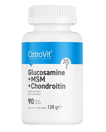  OstroVit Glucosamine + MSM + Chondroitin - 90 tabl. - cena, opinie, wskazania - Apteka internetowa Melissa  