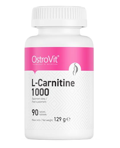  OstroVit L-Carnitine 1000 mg - 90 tabletek - Apteka internetowa Melissa  