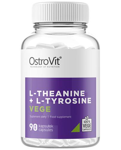  OstroVit L-Theanine + L-Tyrosine Vege, 90 kaps., cena, opinie, dawkowanie - Apteka internetowa Melissa  