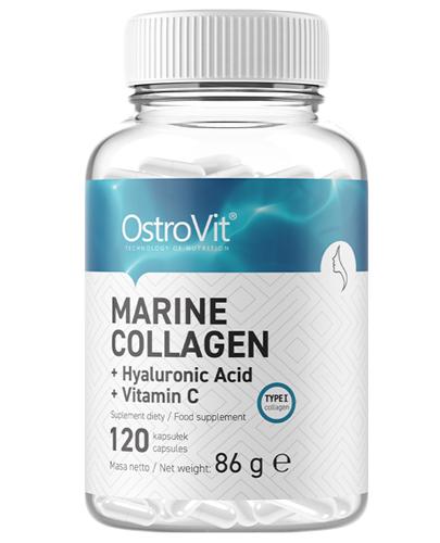  OstroVit Marine Collagen + Hyaluronic Acid + Vitamin C, 120 kapsułek - Apteka internetowa Melissa  