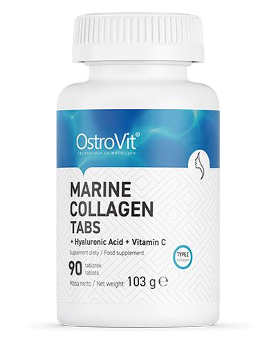  OstroVit Marine Collagen + Hyaluronic Acid + Vitamin C, 90 tabl. cena, opinie, właściwości  - Apteka internetowa Melissa  