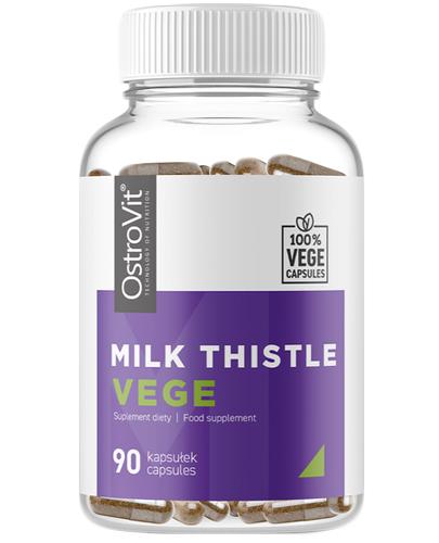  OstroVit Milk Thistle Vege - 90 kaps. - cena, opinie, wskazania - Apteka internetowa Melissa  