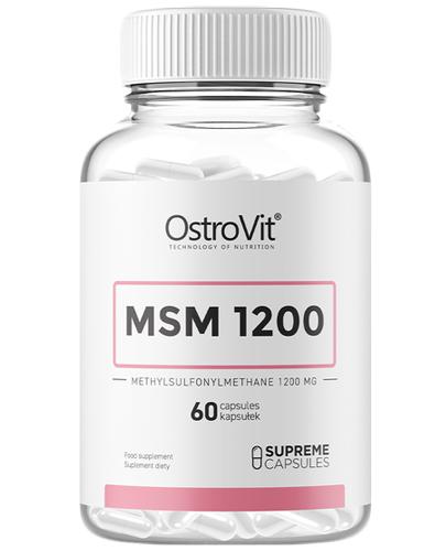  OstroVit MSM 1200 mg - 60 kaps. - cena, opinie, dawkowanie - Apteka internetowa Melissa  