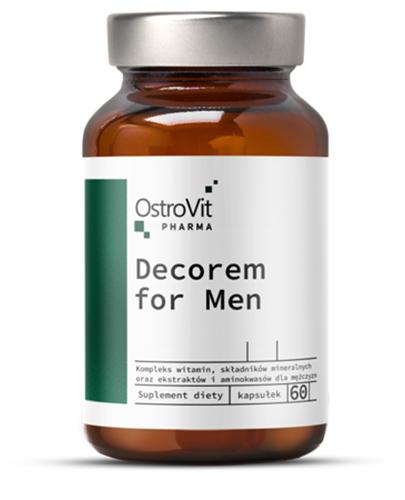  OstroVit Pharma Decorem for Men - 60 kapsułki - Apteka internetowa Melissa  