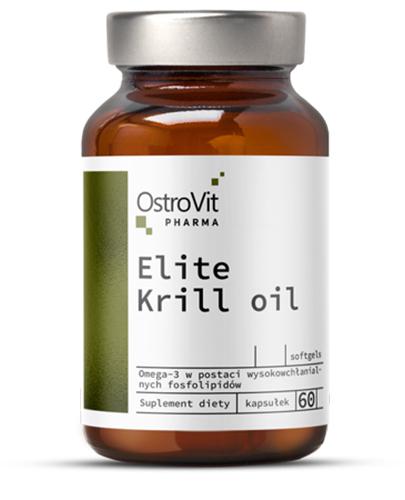 OstroVit Pharma Elite Krill Oil - 60 kaps. - cena, opinie, składniki - Apteka internetowa Melissa  