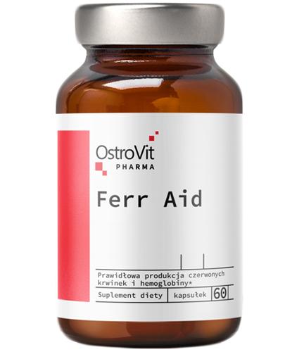  OstroVit Pharma Ferr Aid - 60 kaps. - cena, opinie, wskazania - Apteka internetowa Melissa  