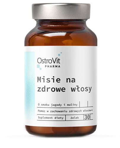  OstroVit Pharma Misie Na Zdrowe Włosy jagodowo-malinowy - 30 żelek - cena, opinie, dawkowanie - Apteka internetowa Melissa  