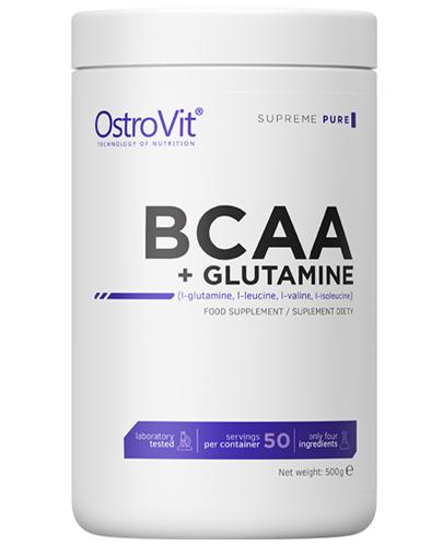  OstroVit Supreme Pure BCAA + Glutamine - 500 g - cena, opinie, wskazania - Apteka internetowa Melissa  