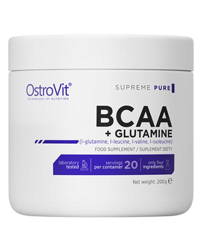  OstroVit Supreme Pure BCAA + Glutamine, 200 g - Apteka internetowa Melissa  