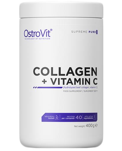  OstroVit Supreme Pure Collagen + Vitamin C - 400 g - cena, opinie, właściwości - Apteka internetowa Melissa  