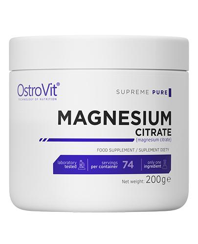  OstroVit Supreme Pure Magnesium Citrate - 200 g - cena, opinie, wskazania - Apteka internetowa Melissa  