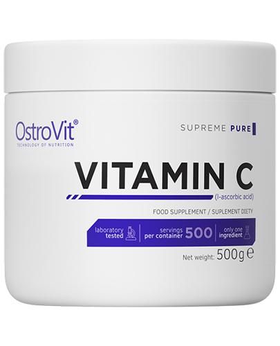  OstroVit Supreme Pure Vitamin C - 500 g - cena, opinie, składniki - Apteka internetowa Melissa  