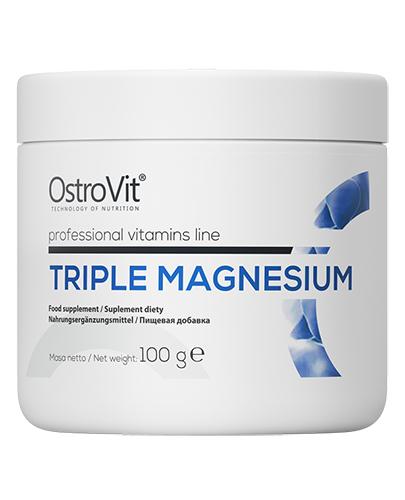  OstroVit Triple Magnesium - 100 g - cena, opinie, składniki - Apteka internetowa Melissa  