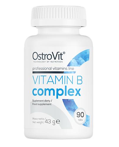  OstroVit Vitamin B Complex - 90 tabl. - cena, opinie, właściwości - Apteka internetowa Melissa  