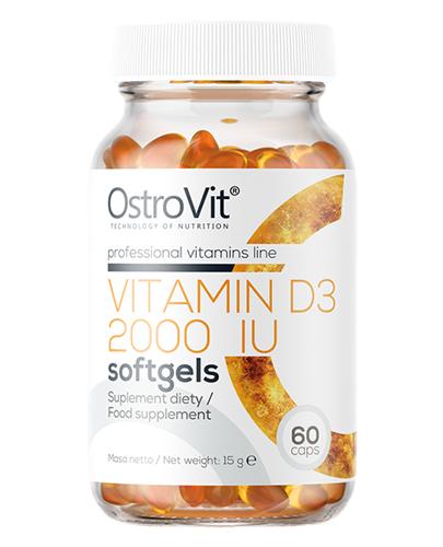  OstroVit Vitamin D3 2000 IU Softgels - 60 kaps. - cena, opinie, dawkowanie - Apteka internetowa Melissa  
