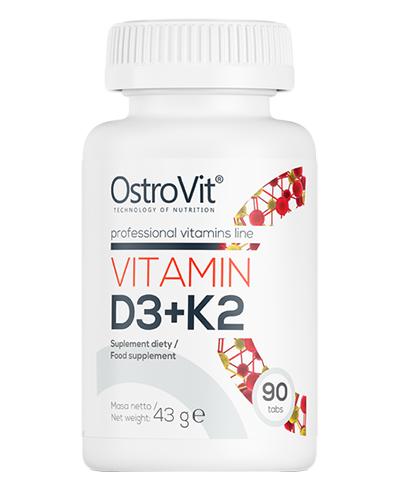  OstroVit Vitamin D3 + K2 - 90 tabl. - cena, opinie, stosowanie - Apteka internetowa Melissa  