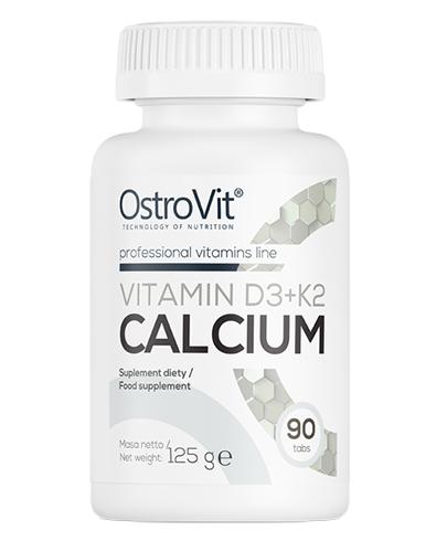  OstroVit Vitamin D3 + K2 Calcium - 90 tabl. - cena, opinie, właściwości - Apteka internetowa Melissa  