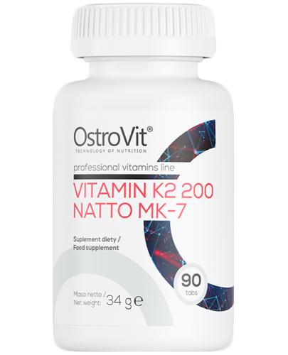  OstroVit Vitamin K2 200 Natto MK-7 - 90 tabl. - cena, opinie, wskazania - Apteka internetowa Melissa  