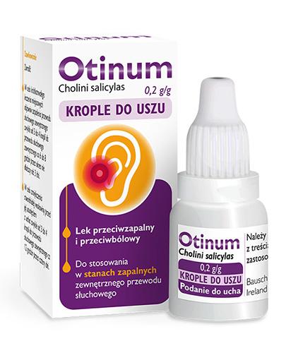 OTINUM Krople do uszu 200 mg/1 g - 10 g - Apteka internetowa Melissa