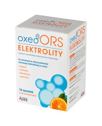 OXEO ORS Elektrolity o smaku pomarańczowym - 10 sasz. - Apteka internetowa Melissa