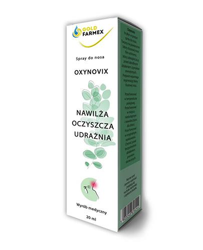  Oxynovix Spray do nosa - 20 ml - cena, opinie, stosowanie - Apteka internetowa Melissa  