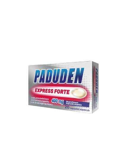  PADUDEN Express Forte 400 mg, 20 kapsułek - Apteka internetowa Melissa  