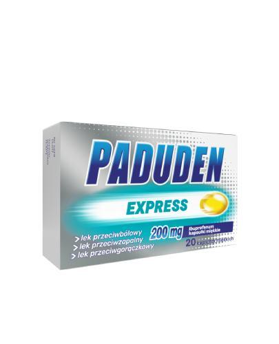  PADUDEN Express 200 mg, 20 kapsułek - Apteka internetowa Melissa  