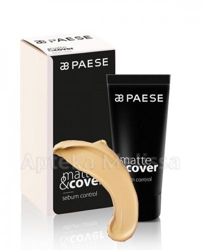 PAESE MATTE&COVER Podkład matująco-kryjący 201 ciepły beż - 30 ml - Apteka internetowa Melissa