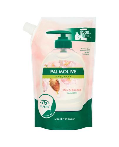  Palmolive Naturals Milk & Almond Mydło w płynie do rąk, zapas, 500 ml  - Apteka internetowa Melissa  