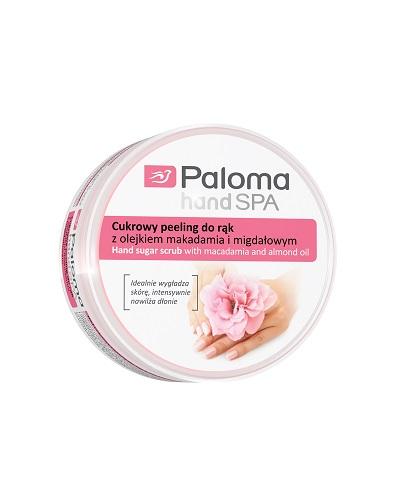 Paloma Hand Spa Cukrowy peeling do rąk z olejkiem makadamia i migdałowym - 125 ml - cena, opinie, właściwości