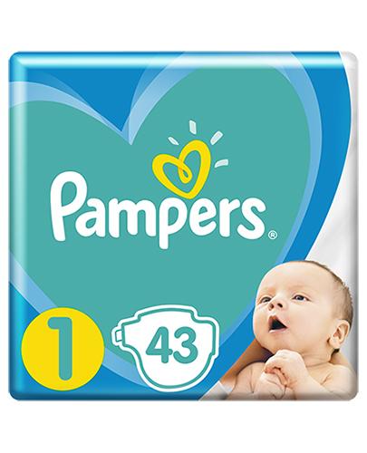 PAMPERS NEW BABY DRY 1 NEWBORN Pieluchy 2-5 kg - 43 szt. - cena, opinie, właściwości - Drogeria Melissa